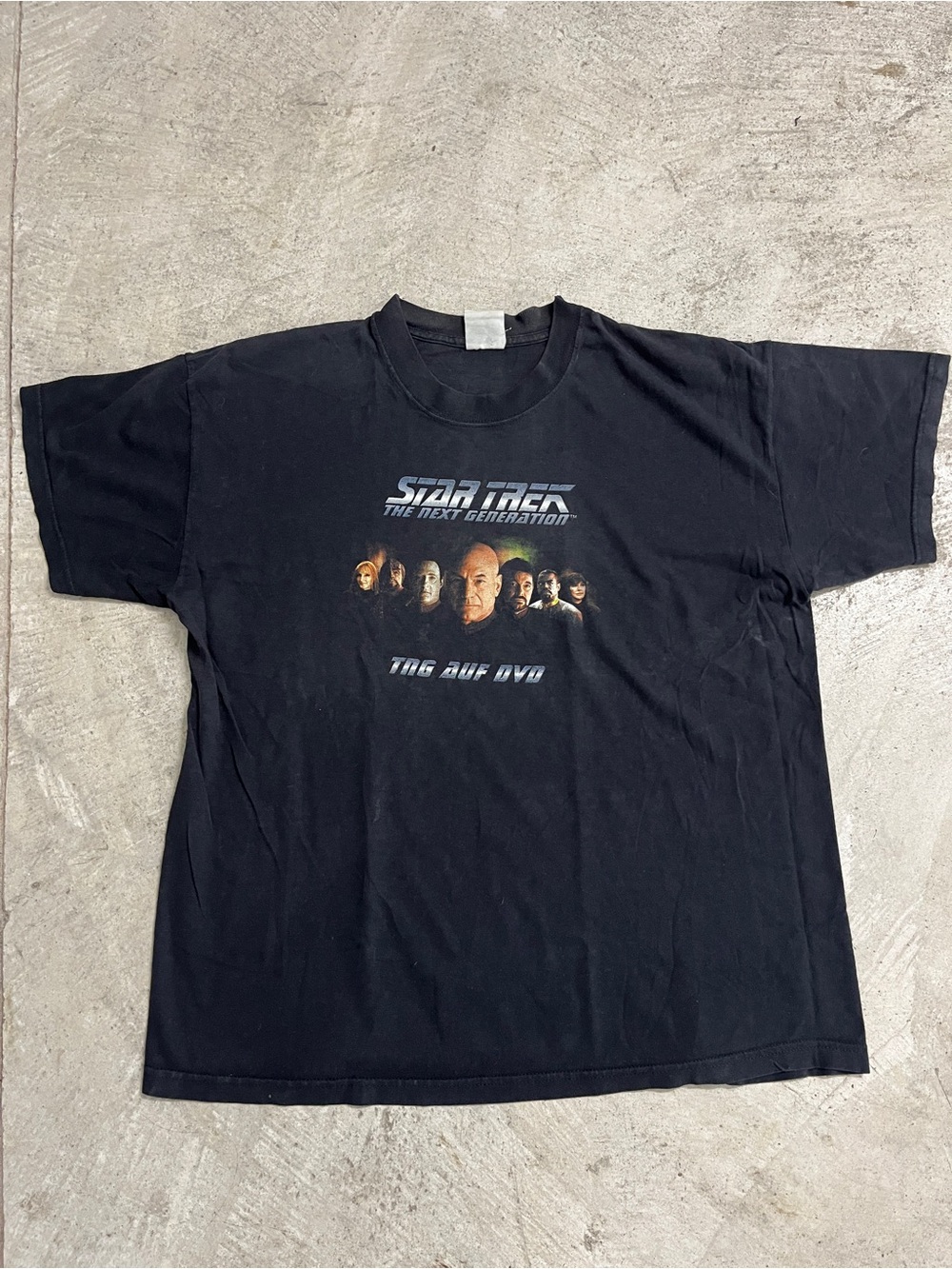 Star Trek: The Next Generation Black Short Sleeve Graphic Tee